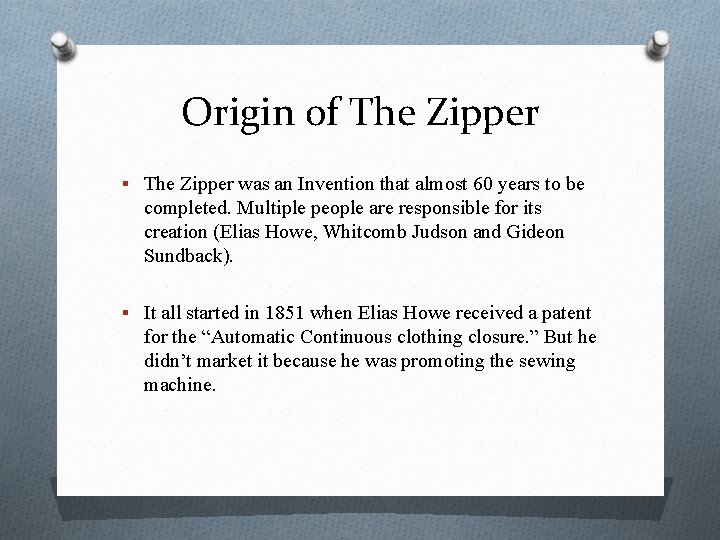 Origin of The Zipper § The Zipper was an Invention that almost 60 years