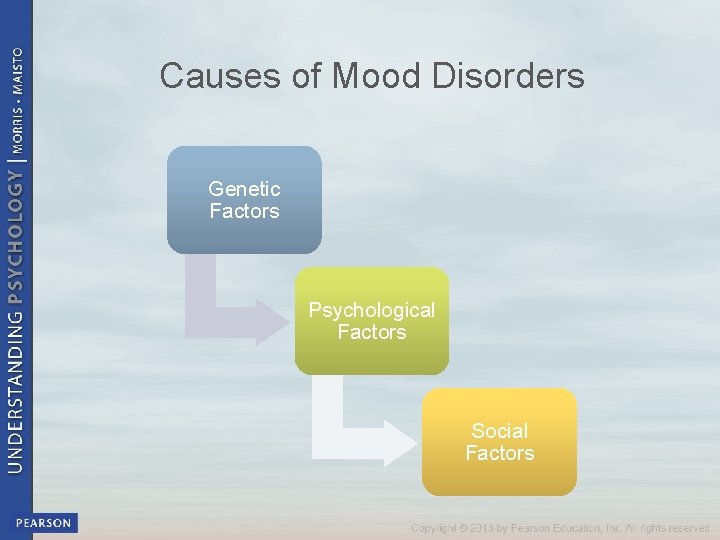 Causes of Mood Disorders Genetic Factors Psychological Factors Social Factors 