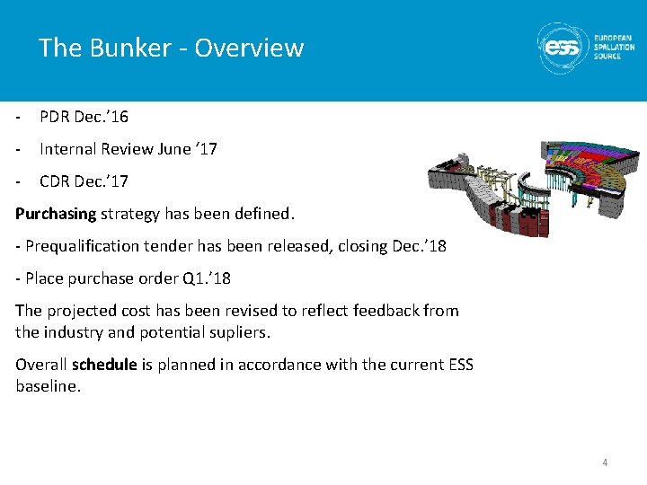 The Bunker - Overview - PDR Dec. ’ 16 - Internal Review June ‘
