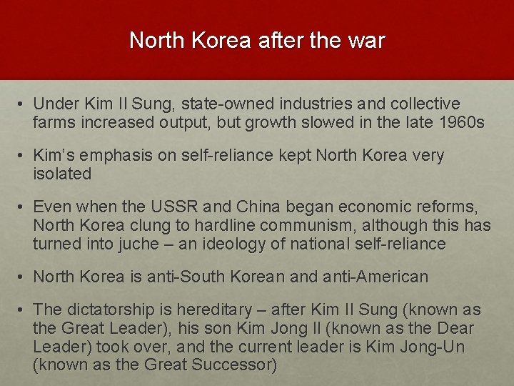 Korea 1945 to Present Day korea before 1945