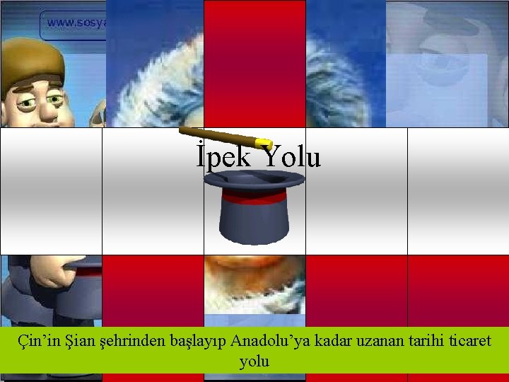 İpek Yolu Çin’in Şian şehrinden başlayıp Anadolu’ya kadar uzanan tarihi ticaret yolu 