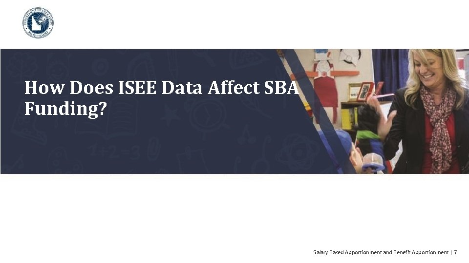 How Does ISEE Data Affect SBA Funding? Salary Based Apportionment and Benefit Apportionment |