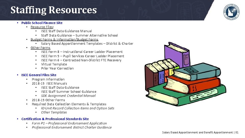 Staffing Resources • Public School Finance Site • Resource Files: • ISEE Staff Data