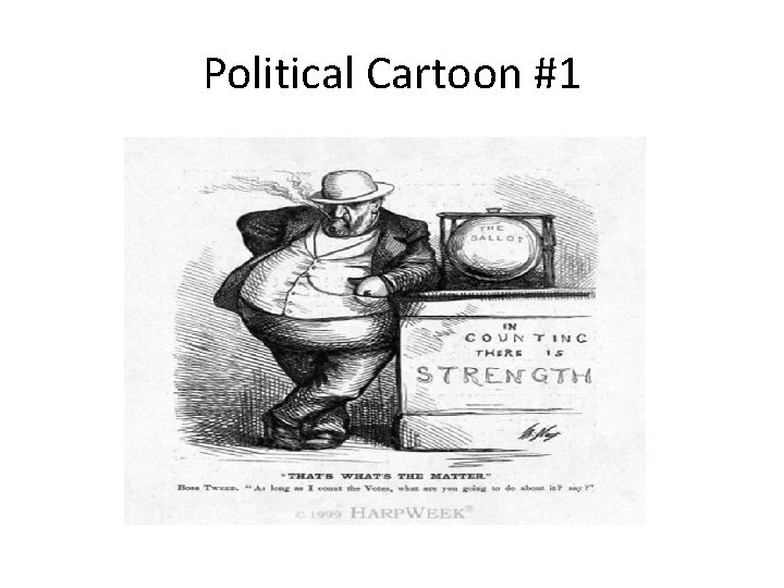 Political Cartoon #1 