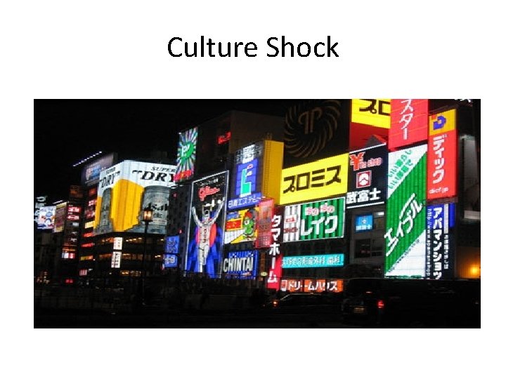 Culture Shock 