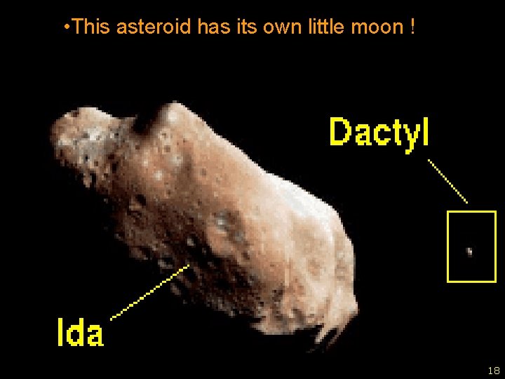  • This asteroid has its own little moon ! 18 18 