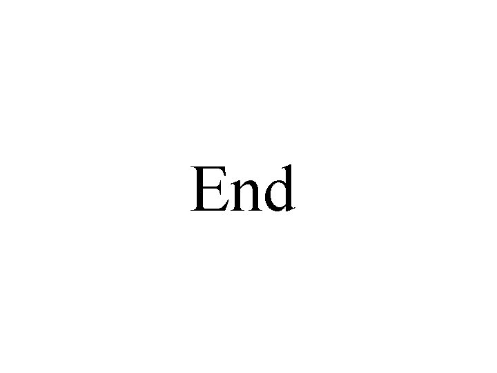 End 