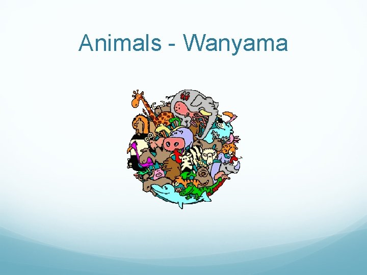 Animals - Wanyama 