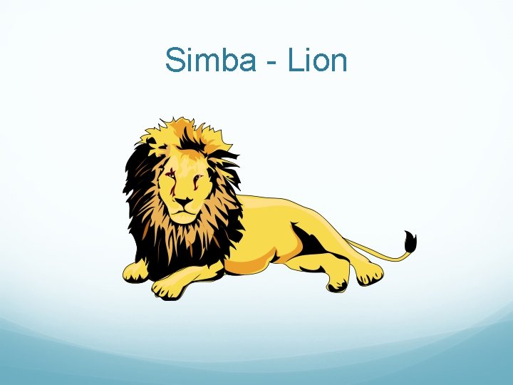 Simba - Lion 