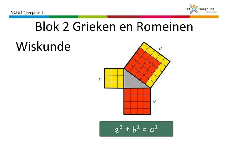 Blok 2 Grieken en Romeinen Wiskunde 