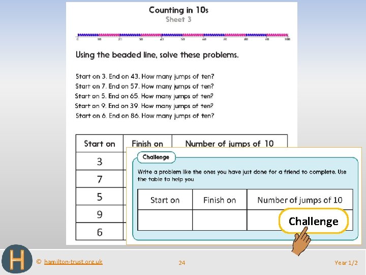 Challenge © hamilton-trust. org. uk 24 Year 1/2 