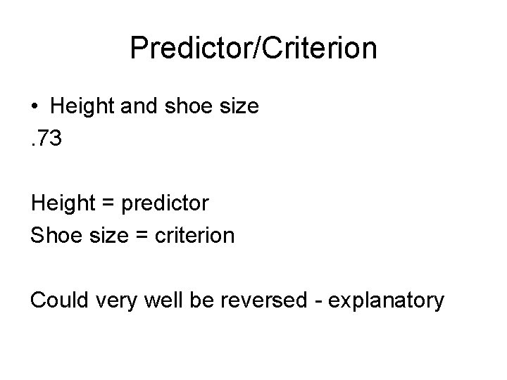 Chapter 9 Correlation Validity and Reliability Nature of