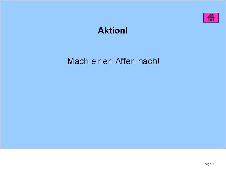 Aktion! Mach einen Affen nach! Page 9 