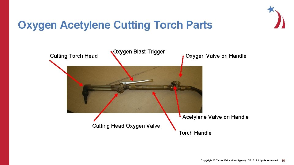 Oxygen Acetylene Cutting Torch Parts Cutting Torch Head Oxygen Blast Trigger Oxygen Valve on