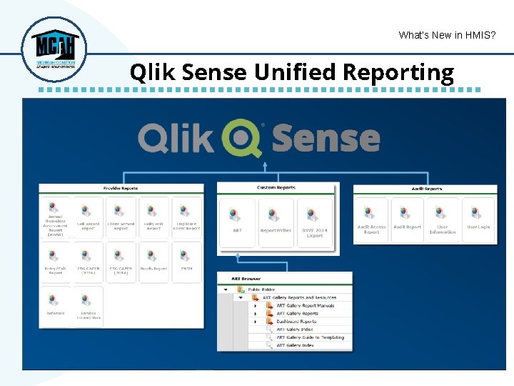 What’s New in HMIS? Qlik Sense Unified Reporting 