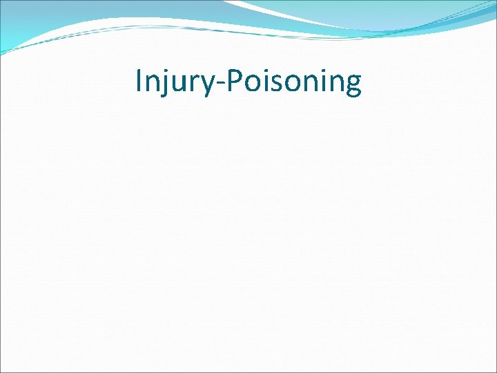 Injury-Poisoning 