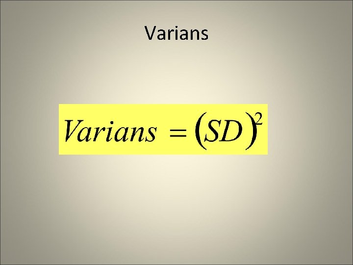 Varians 