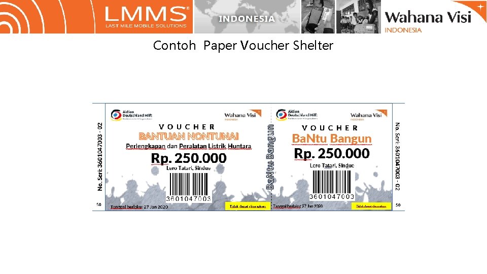 Contoh Paper Voucher Shelter 