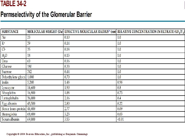 Copyright © 2004 Pearson Education, Inc. , publishing as Benjamin Cummings 