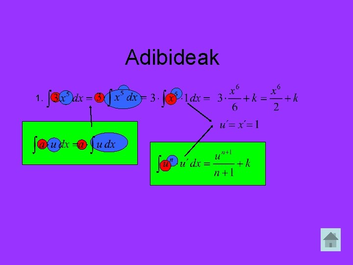 Adibideak 1. 