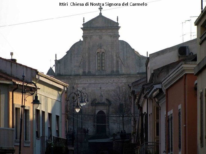 Ittiri Chiesa di Nostra Signora del Carmelo 