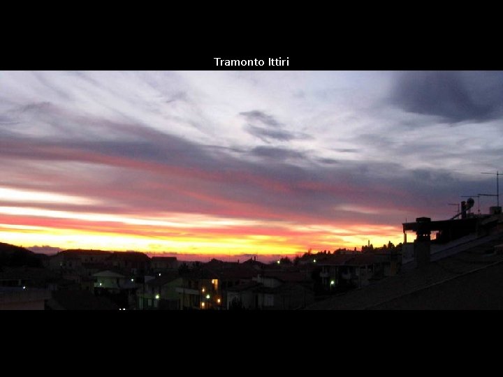 Tramonto Ittiri 