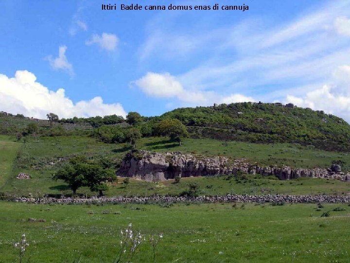 Ittiri Badde canna domus enas di cannuja 