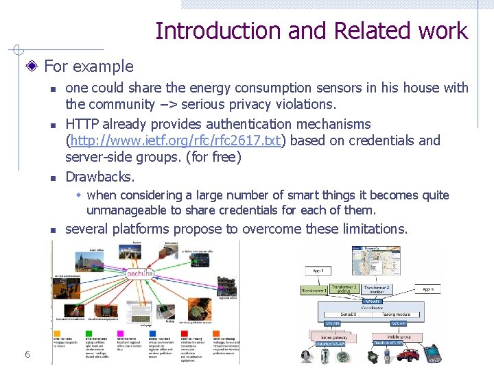 Introduction and Related work For example n n n one could share the energy