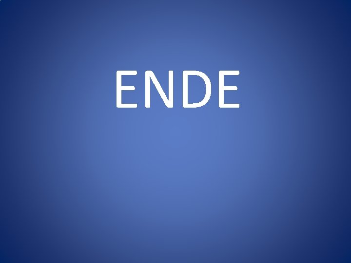 ENDE 