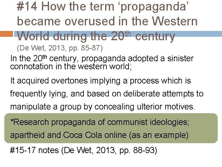 #14 How the term ‘propaganda’ became overused in the Western World during the 20