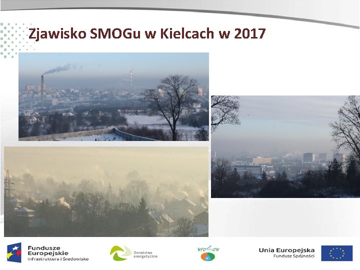 Zjawisko SMOGu w Kielcach w 2017 Zainwestujmy razem w środowisko 