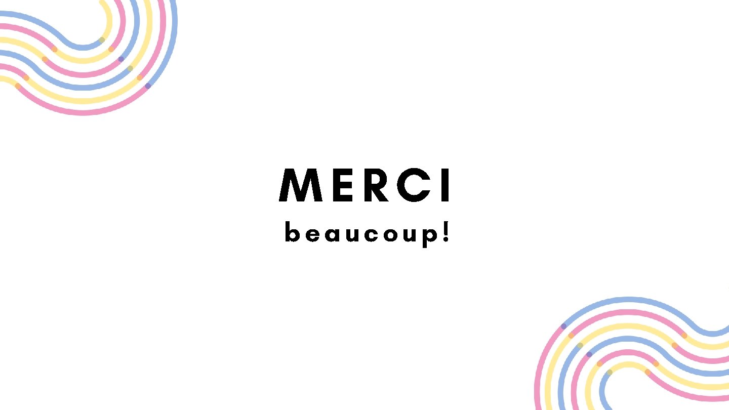 MERCI beaucoup! 