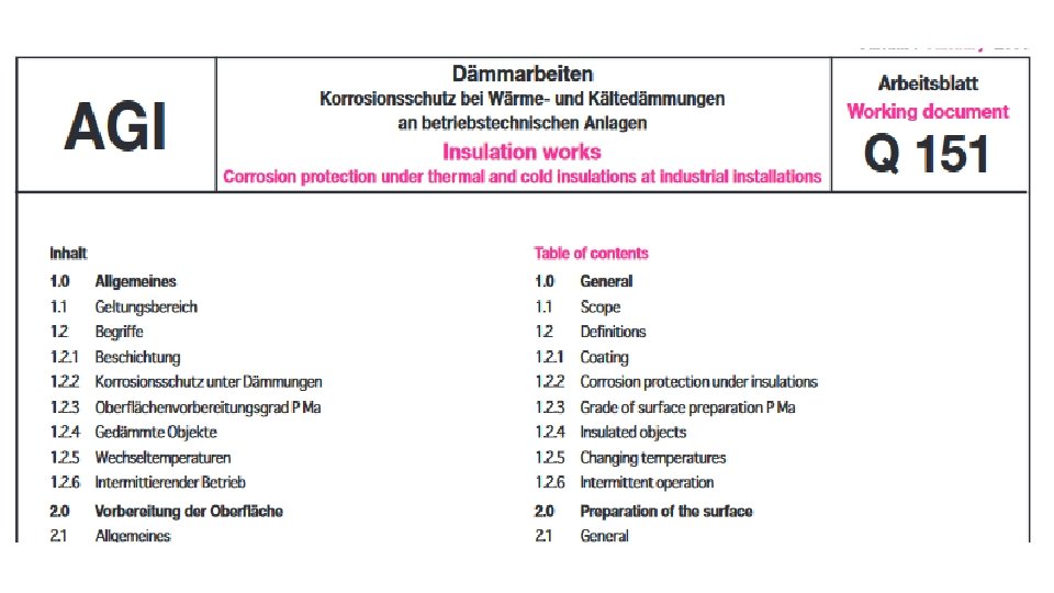  • Arbeitsgemeinschaft Industriebau e. V. (AGI) • Arbeitsblatt • Ergänzung zur DIN EN