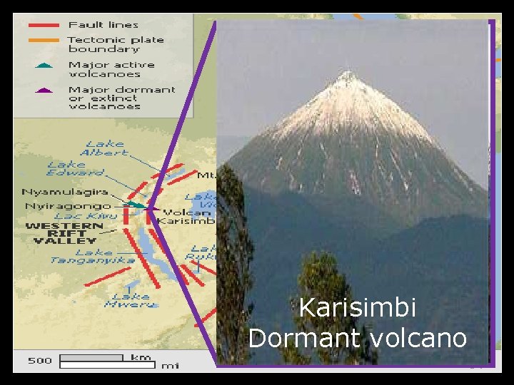 nyamuragira volcano Nyiragongo volcano Karisimbi Dormant volcano 