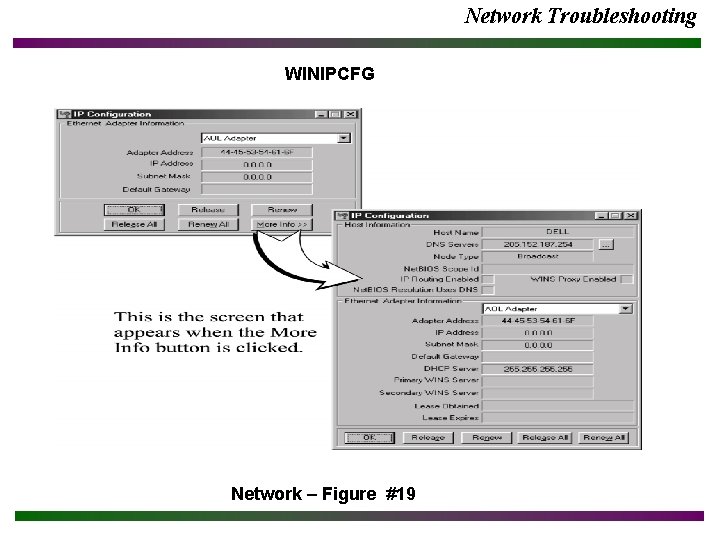 Network Troubleshooting WINIPCFG Network – Figure #19 