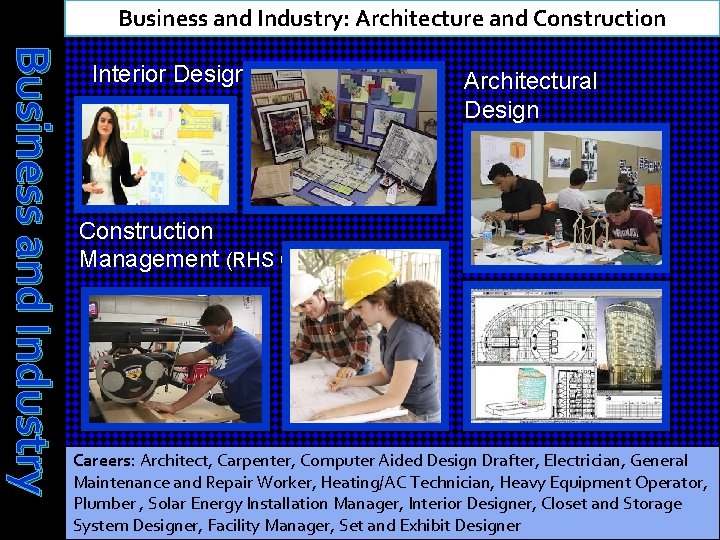 EndorsementsMajors Business and Industry Public Service Science Technology