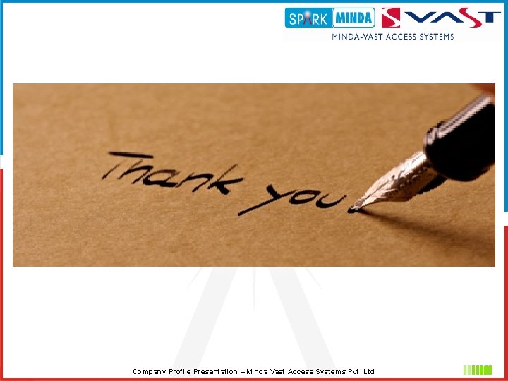Company Profile Presentation – Minda Vast Access Systems Pvt. Ltd 