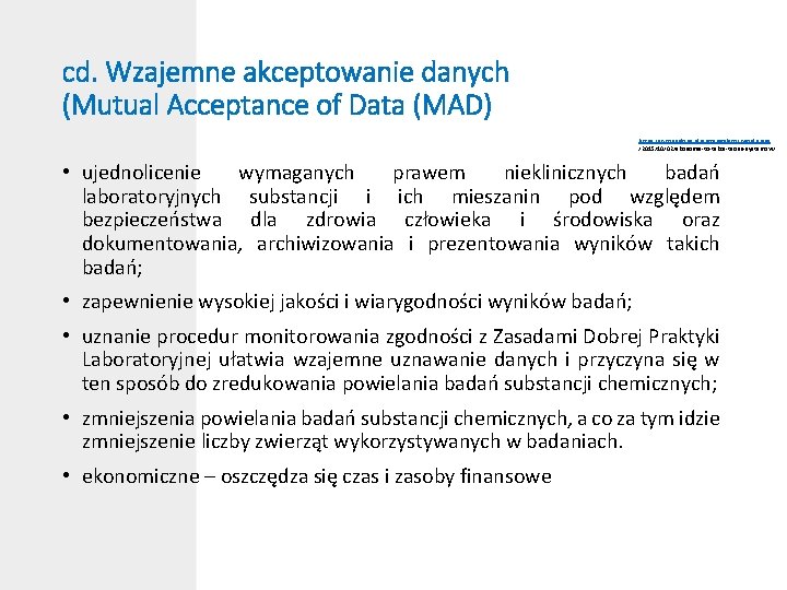 cd. Wzajemne akceptowanie danych (Mutual Acceptance of Data (MAD) https: //it-consulting. pl/autoinstalator/wordpress /2015/10/02/ekonomia-to-takze-teoria-systemow/ •