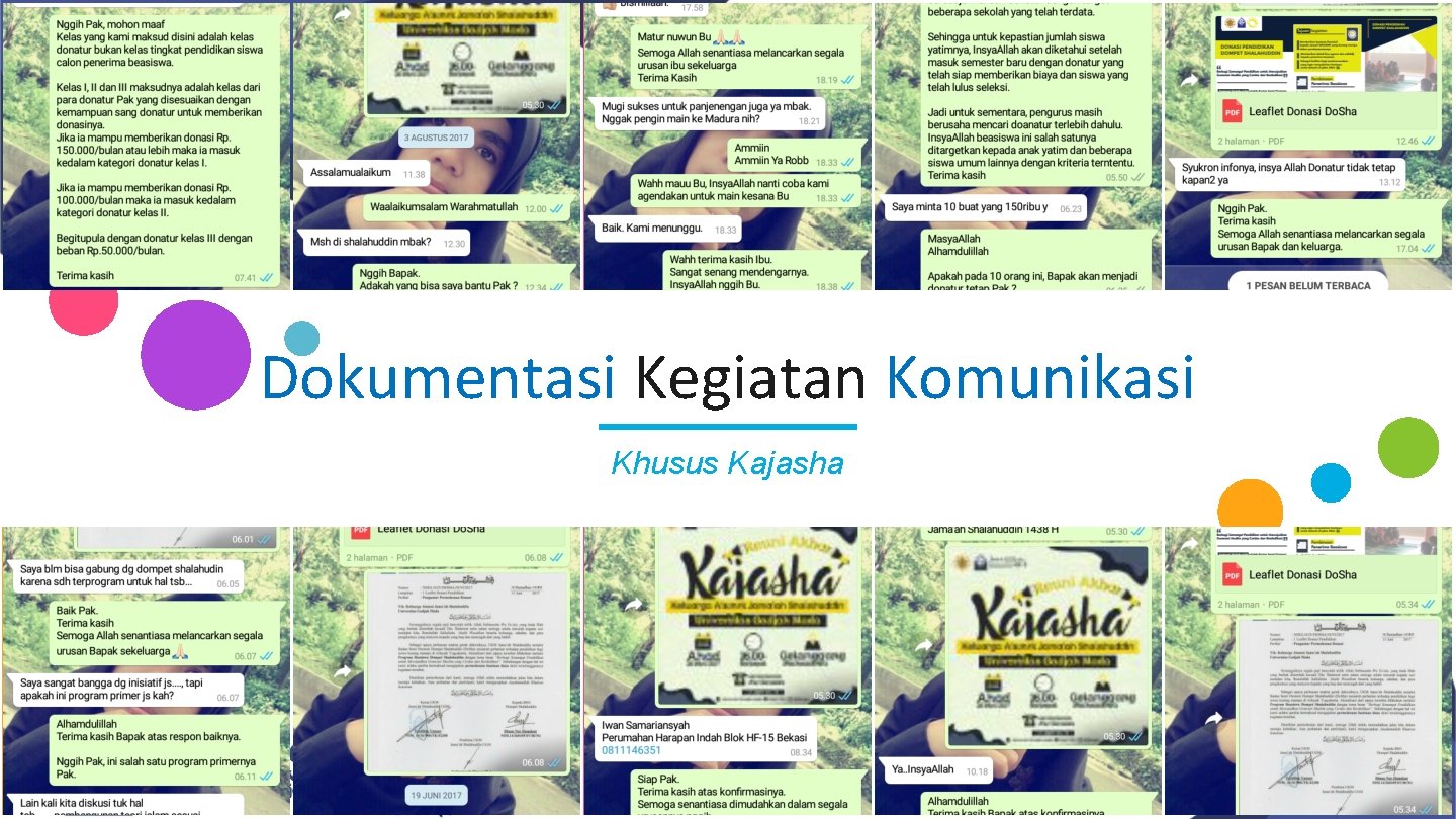 Dokumentasi Kegiatan Komunikasi Khusus Kajasha 