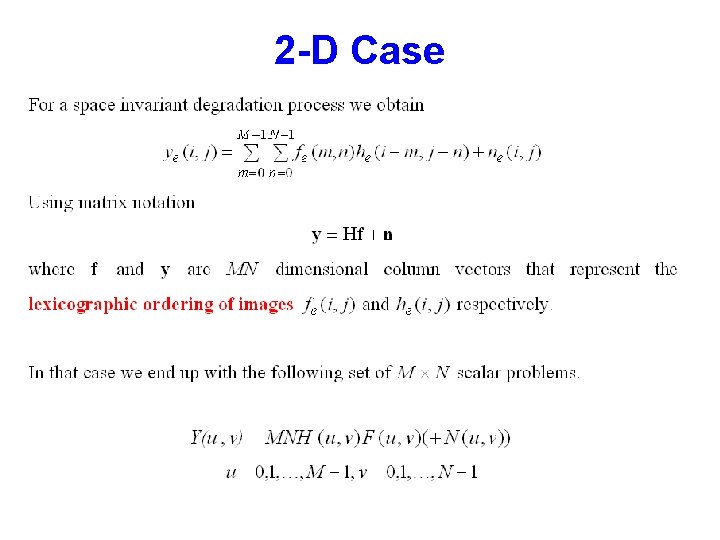2 -D Case 