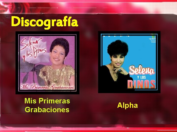 Discografía Mis Primeras Grabaciones Alpha 