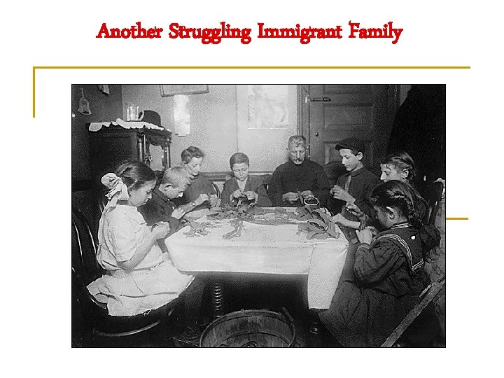 Another Struggling Immigrant Family 