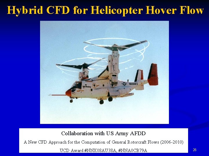 Hybrid CFD for Helicopter Hover Flow complex physics need for high accuracy a recurring