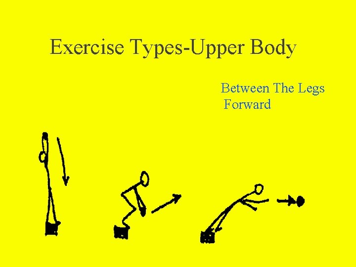 Exercise Types-Upper Body Between The Legs Forward 