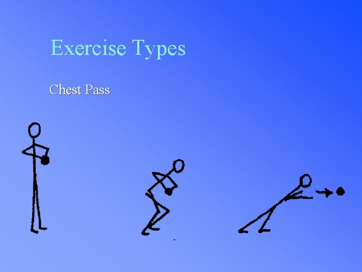 Exercise Types Chest Pass 