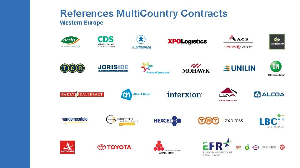 References Multi. Country Contracts Western Europe 