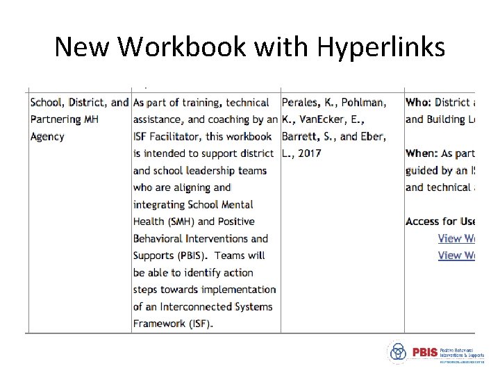 New Workbook with Hyperlinks 