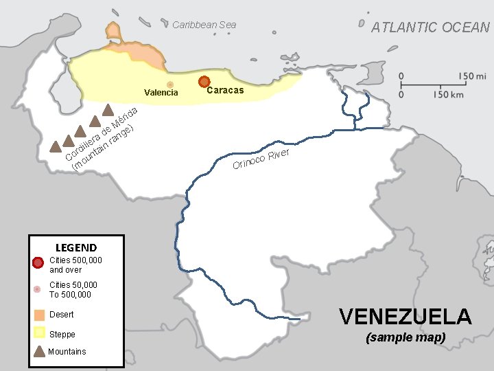 Caribbean Sea Valencia ida r Mé ) e d nge a r ra ille