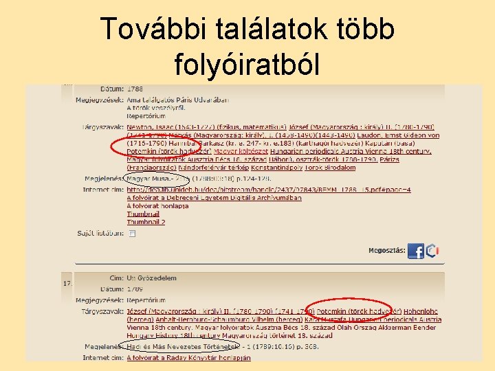 További találatok több folyóiratból 