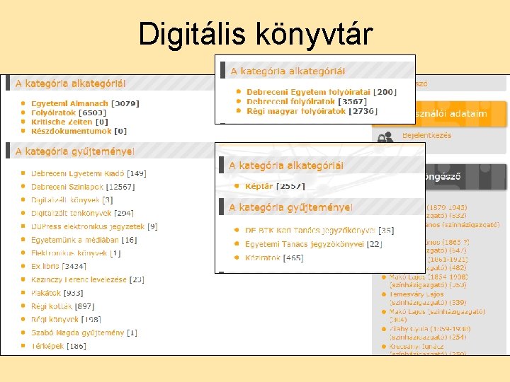 Digitális könyvtár 